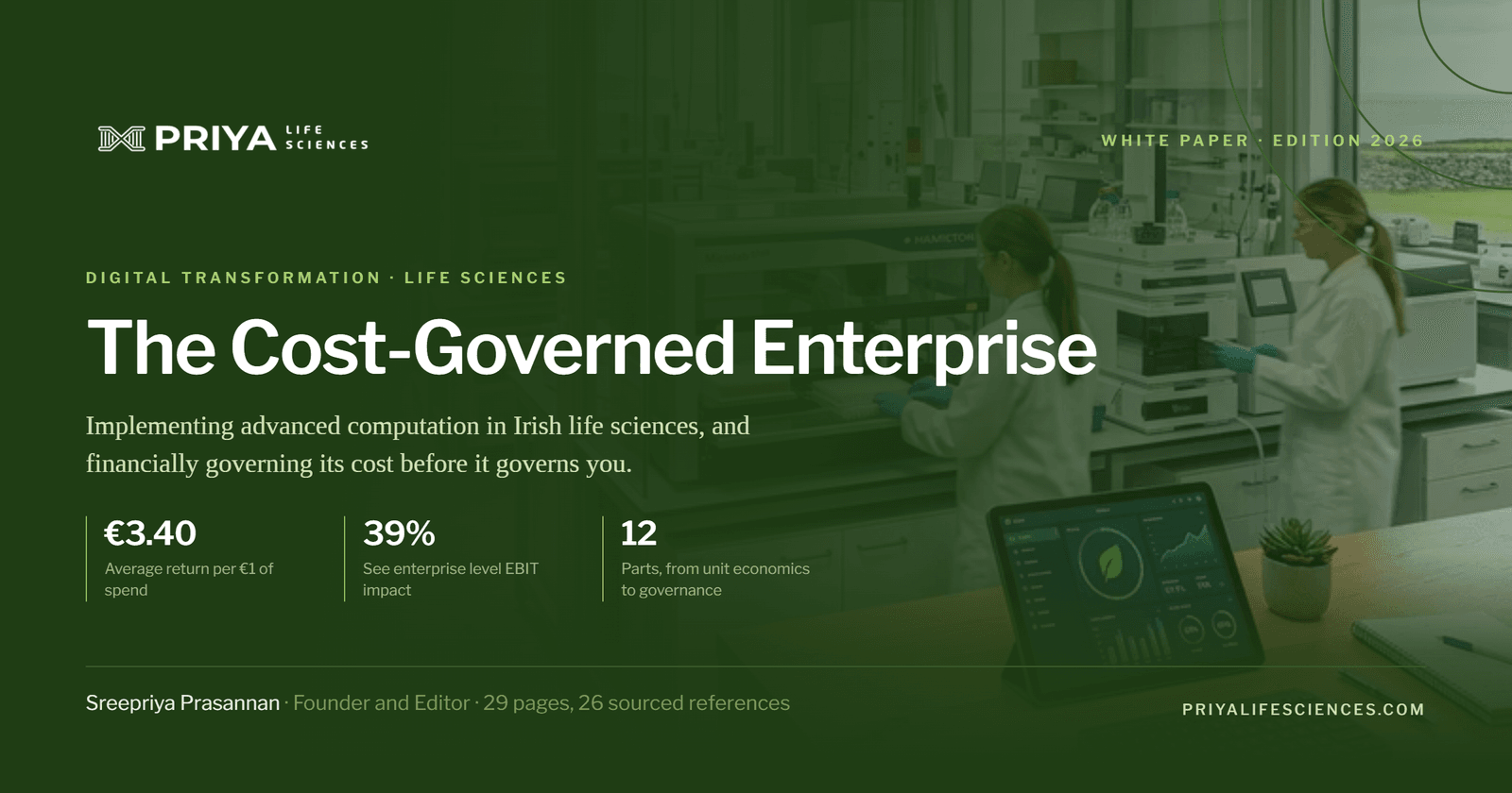 The Cost-Governed Enterprise: A Financial Governance Playbook for AI in Irish Life Sciences