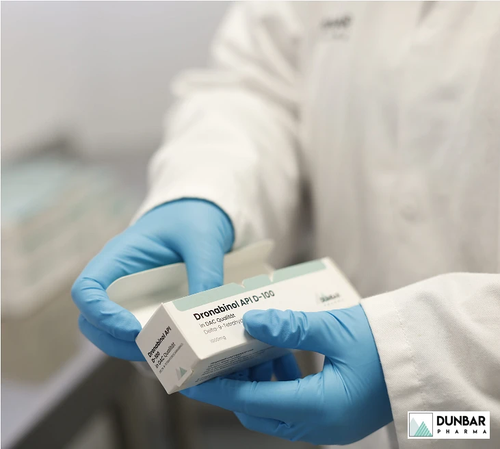 Dunbar Pharma Dronabinol API Box