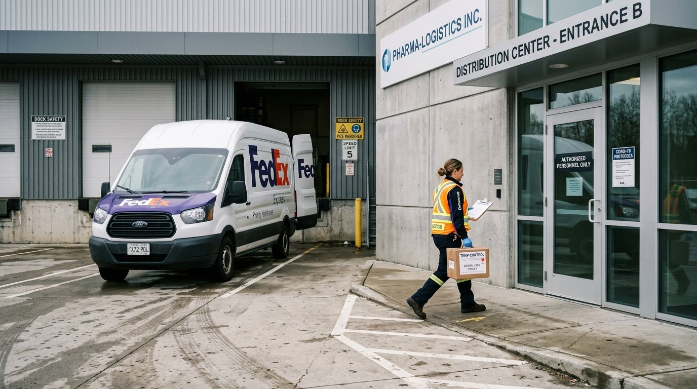 FedEx Life Sciences Distribution Vehicle and Specialist