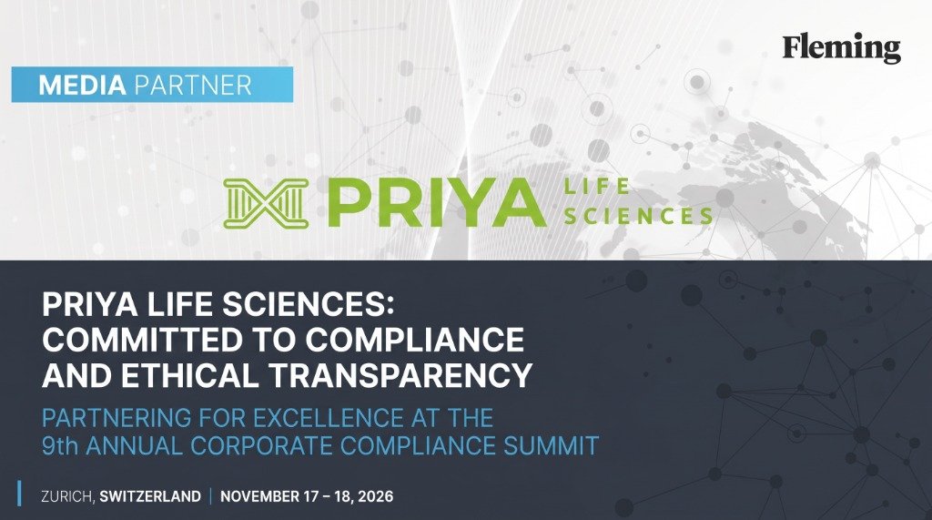 Priya Life Science Partners with Fleming for the 9th Annual Corporate Compliance & Transparency in Life Sciences Summit in Zurich