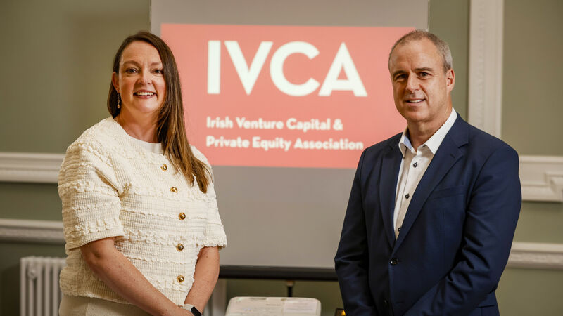 Sarah-Jane Larkin and Richard Watson of the IVCA