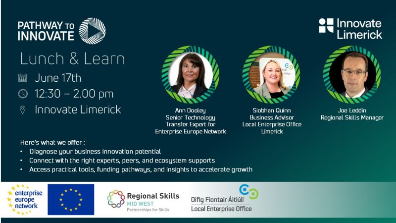 Upcoming Event: Lunch & Learn at ENGINE by Innovate Limerick