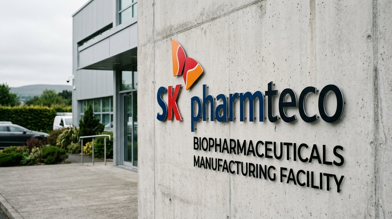 SK pharmteco Swords Facility Sign
