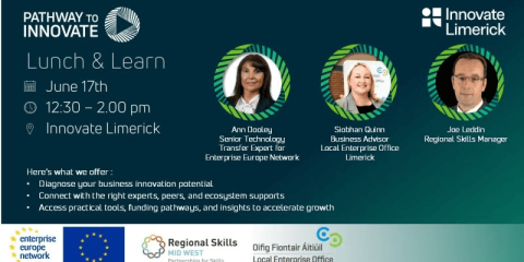 Upcoming Event: Lunch & Learn at ENGINE by Innovate Limerick