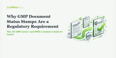 Why GMP Document Status Stamps Are a Regulatory Requirement: FDA, EU GMP Annex 1 and HPRA Guide for Ireland